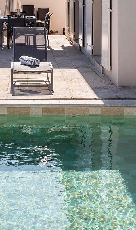 Liner imprimé de piscine